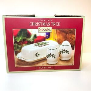 Spode Christmas Tree 3 Piece Hostess Set